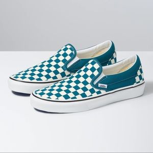 Vans Kids Checkerboard Classic Slip-on